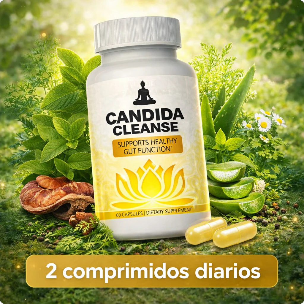 Suplemento CANDIDA apoyo intestinal y colon 60 cápsulas