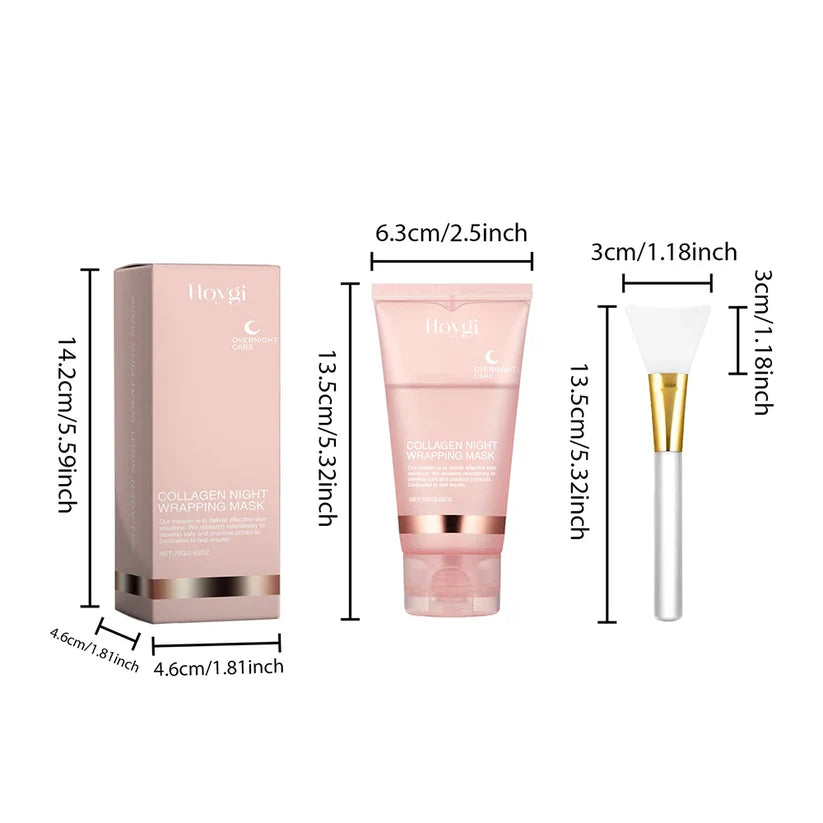 COMPRA 1 LLEVA 2 - Mascarilla de Colágeno Nocturna | Hidratación, Firmeza y Luminosidad