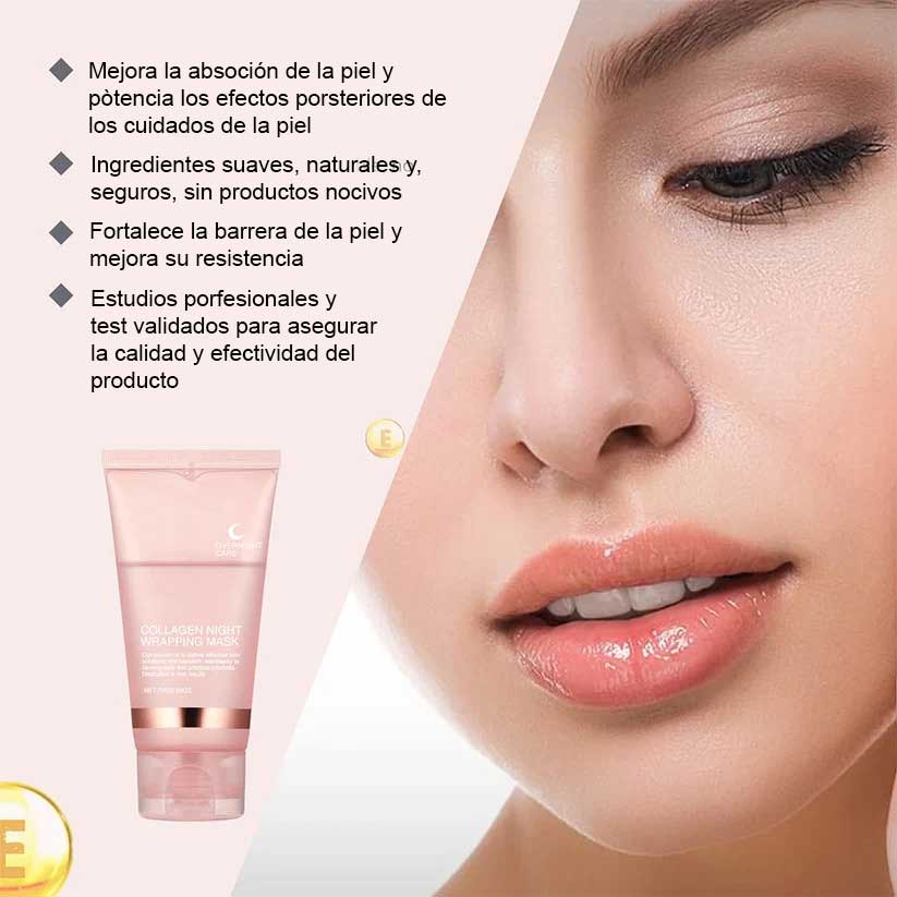 COMPRA 1 LLEVA 2 - Mascarilla de Colágeno Nocturna | Hidratación, Firmeza y Luminosidad