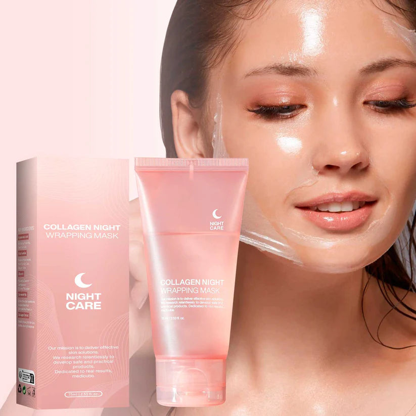 COMPRA 1 LLEVA 2 - Mascarilla de Colágeno Nocturna | Hidratación, Firmeza y Luminosidad