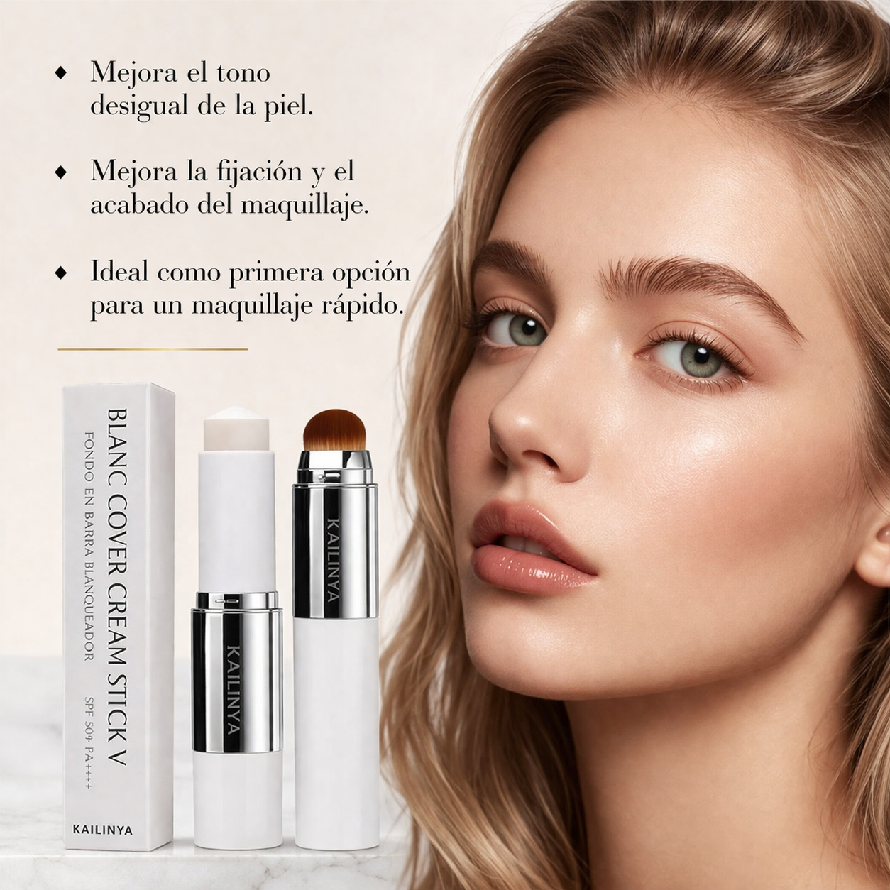 PROMO COMPRA 1 LLEVA 2! Base de maquillaje adaptativa - Tono perfecto, natural y luminoso