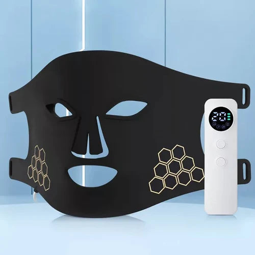Máscara facial LED con terapia de luz roja para La cara y la piel