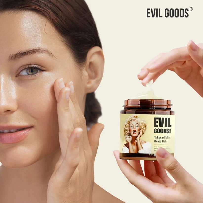 PROMO 2X1 - COMPRA 1 LLEVA 2  EVIL GOODS® (Bálsamo facial de sebo de res y miel)