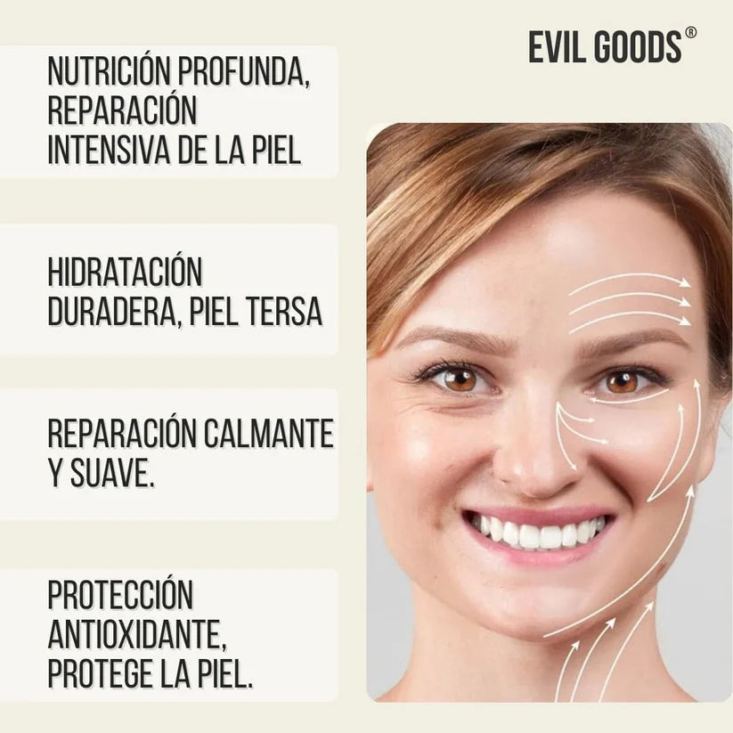 PROMO 2X1 - COMPRA 1 LLEVA 2  EVIL GOODS® (Bálsamo facial de sebo de res y miel)