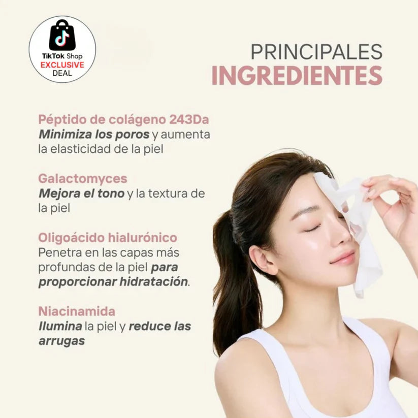 Mascarillas Biocolágeno - INCLUYE 5 Mascarillas
