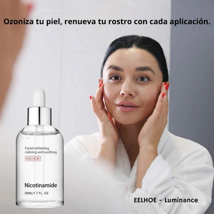 Serum facial con nicotinamida para cuidado de la piel
