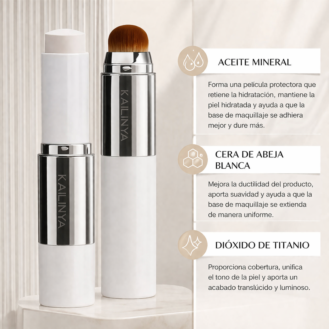 PROMO COMPRA 1 LLEVA 2! Base de maquillaje adaptativa - Tono perfecto, natural y luminoso