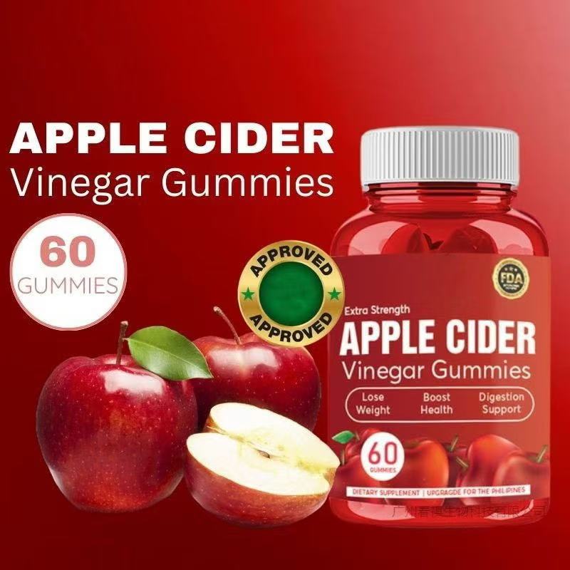 🍏 VitaGlow Gummies Vinagre de Manzana – Transforma tu cuerpo con solo 2 gummies al día